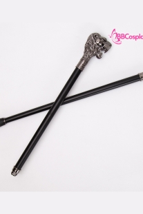 Gậy Quý Tộc Đầu Sư Tử Màu Crom