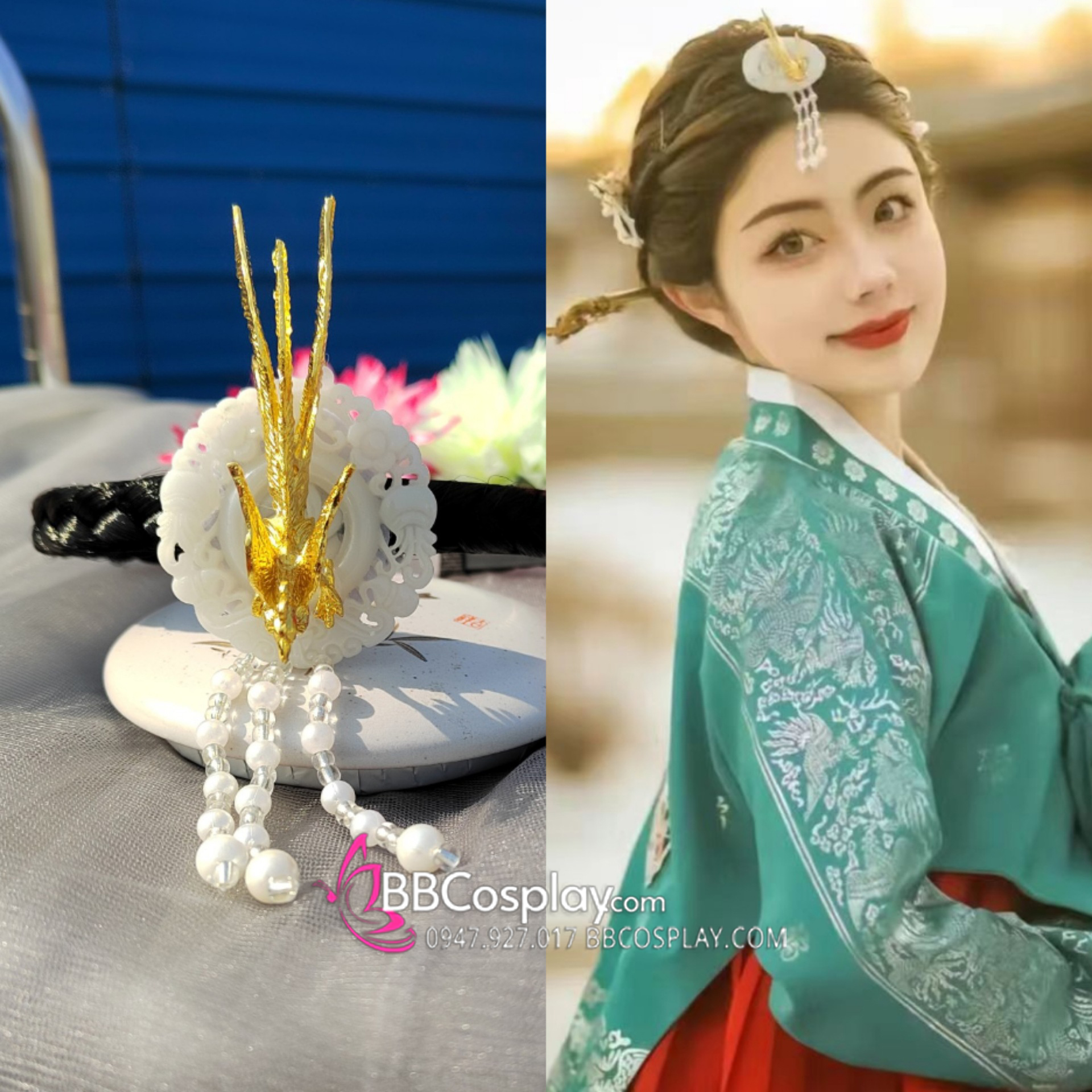 Cài Tóc Hanbok Kim Phượng