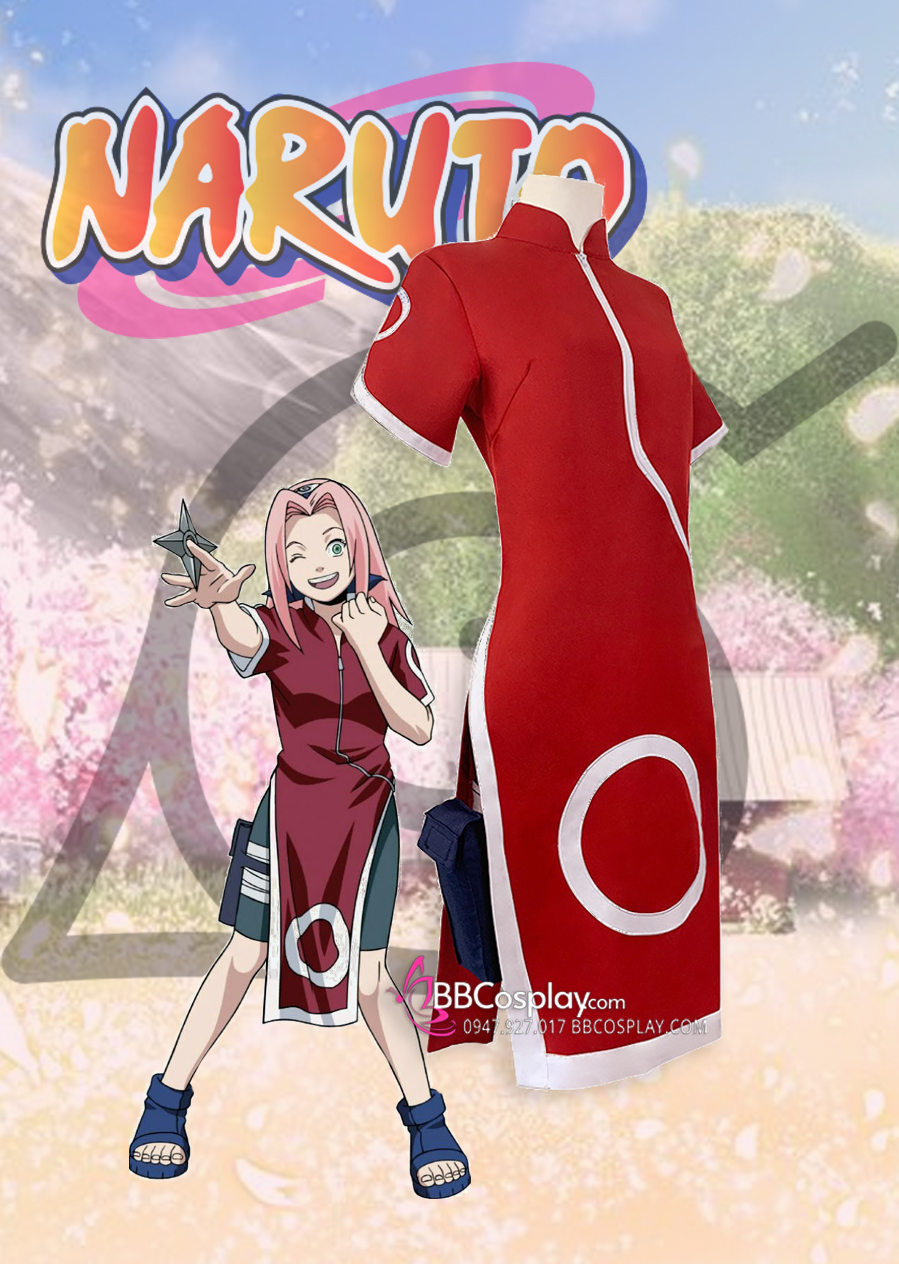 Trang Phục Haruno Sakura - Thời Niên Thiếu (Naruto)