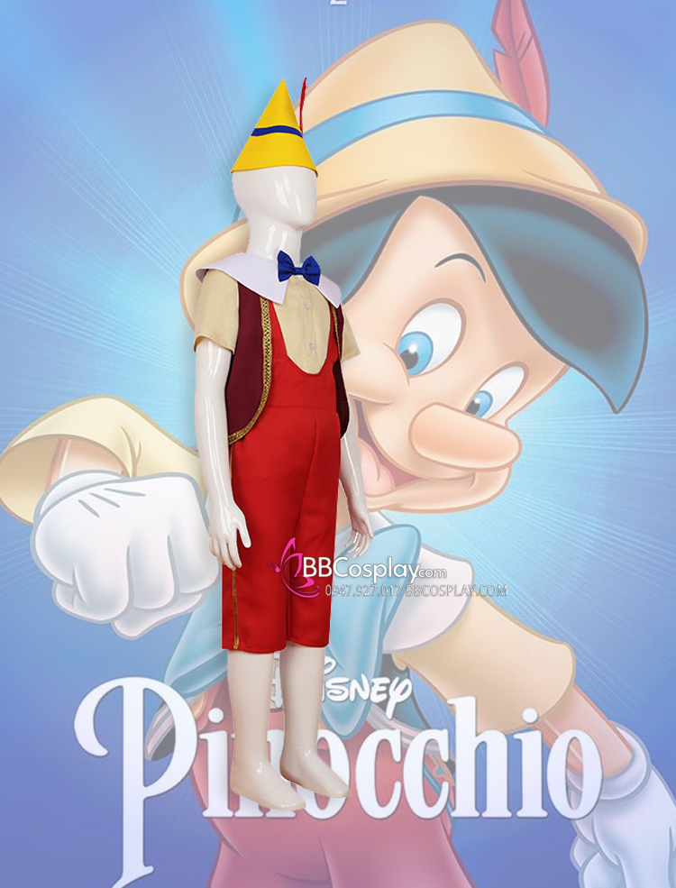 Trang Phục Pinocchio - Cậu Bé Người Gỗ (Người Lớn)