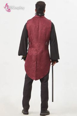 Trang Phục Nam Tước Phong Cách Hoa Hồng Đen Steampunk