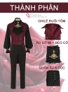 Trang Phục Nam Tước Phong Cách Hoa Hồng Đen Steampunk
