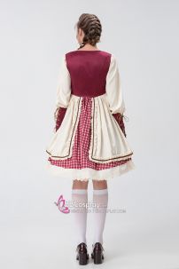 Đồ Cô Bé Quàng Khăn Đỏ Mẫu Vintage