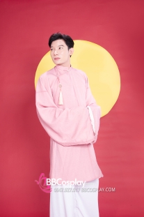 Trang Phục Áo Tấc Tay Thụng Hồng Xước