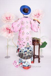 Đồ Nhật Bình Tím Hồng Vải Gấm