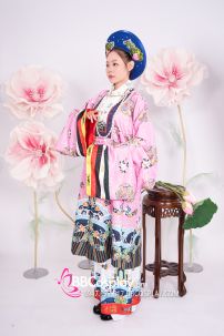 Đồ Nhật Bình Tím Hồng Vải Gấm