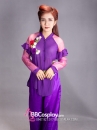 Trang Phục Bà Ba Tím Cách Điệu