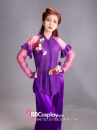 Trang Phục Bà Ba Tím Cách Điệu