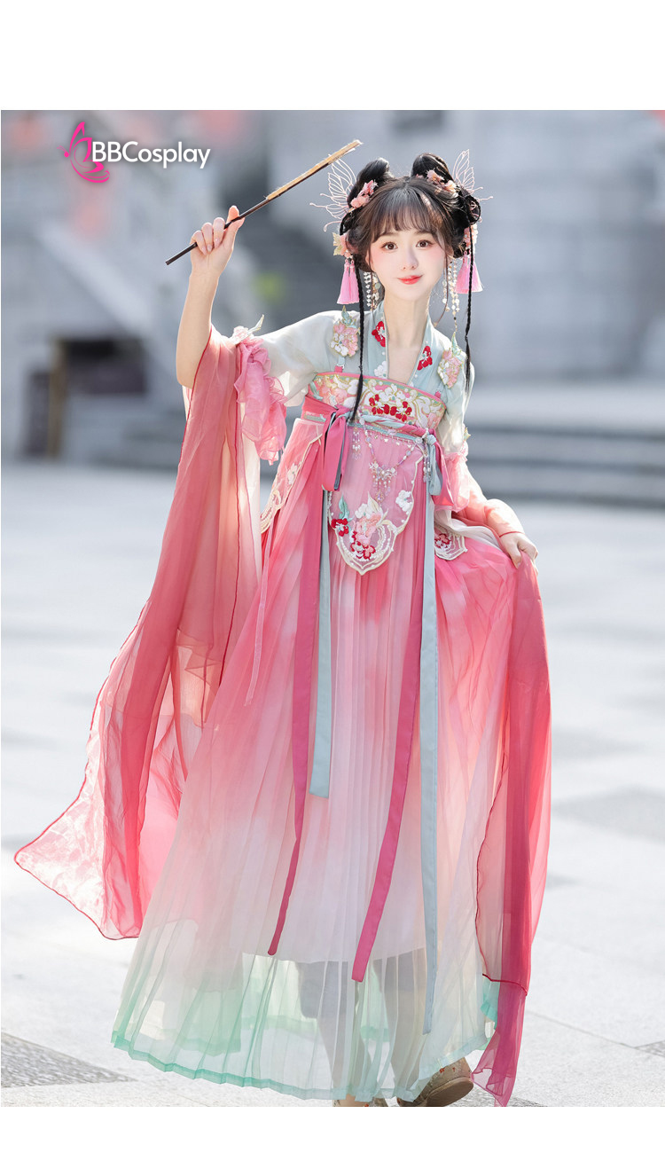 Trang Phục Cổ Trang Hằng Nga Phù Dung Mỹ Hoa