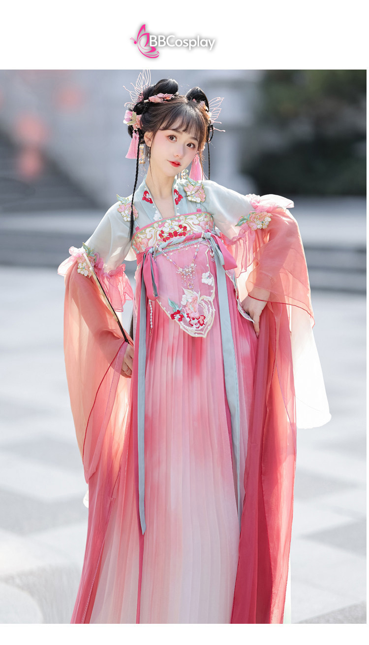 Trang Phục Cổ Trang Hằng Nga Phù Dung Mỹ Hoa