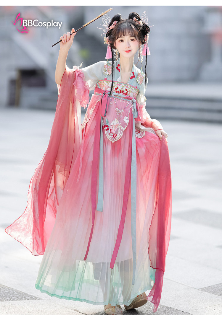 Trang Phục Cổ Trang Hằng Nga Phù Dung Mỹ Hoa