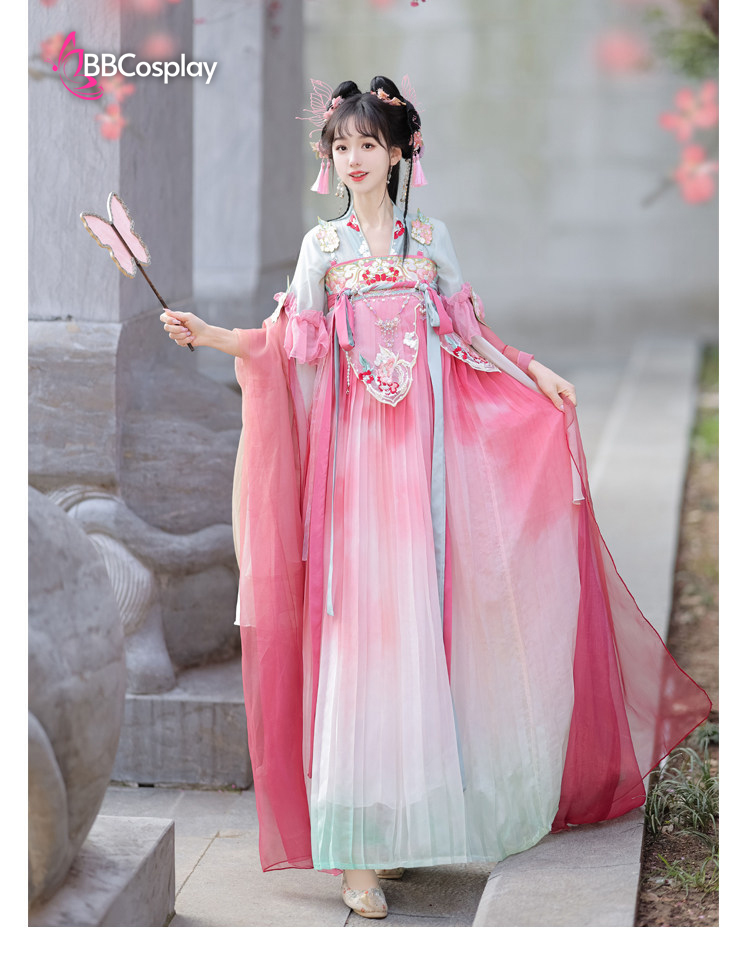 Trang Phục Cổ Trang Hằng Nga Phù Dung Mỹ Hoa
