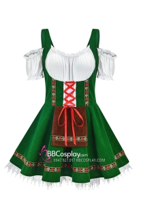 Đồ Đức Váy Xanh Áo Hở Vai