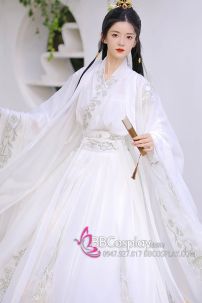 Đồ Hằng Nga Tuyết Linh Lung Khoác Thêu Rồng