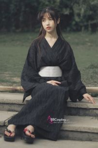 Yukata Kuro Cho Nữ