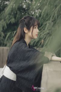 Yukata Kuro Cho Nữ