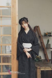 Yukata Kuro Cho Nữ
