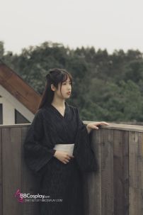 Yukata Kuro Cho Nữ