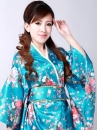 Kimono Phi Xanh Hoa