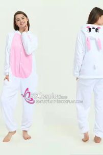 Đồ Thỏ Trắng Má Hồng Dễ Thương