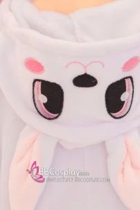 Trang Phục Thú Thỏ Trắng Má Hồng Cho Trẻ Em