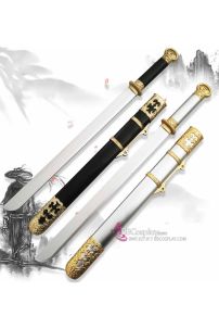 Kiếm PU Cổ Trang Nhà Đường Màu Đen