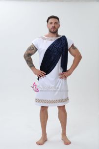 Đồ Hy Lạp Toga Choàng Xanh Nhung