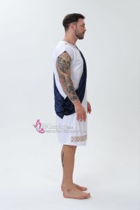 Đồ Hy Lạp Toga Choàng Xanh Nhung