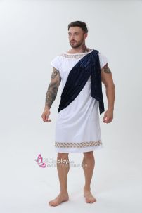 Đồ Hy Lạp Toga Choàng Xanh Nhung