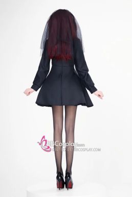 Trang Phục The Nun Lolita Gothic Tay Phồng Váy Xoè