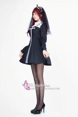 Trang Phục The Nun Lolita Gothic Tay Phồng Váy Xoè