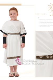 Trang Phục Thần Thoại Hy Lạp Màu Trắng Cho Bé