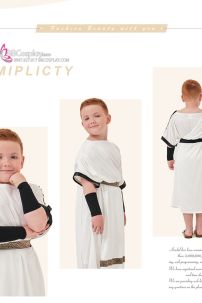 Trang Phục Thần Thoại Hy Lạp Màu Trắng Cho Bé