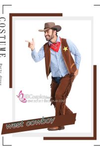 Đồ Cao Bồi Miền Viễn Tây - Áo Xanh Quần Bò