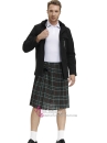 Trang Phục Nam Scotland - Nâu Caro Xanh Lá