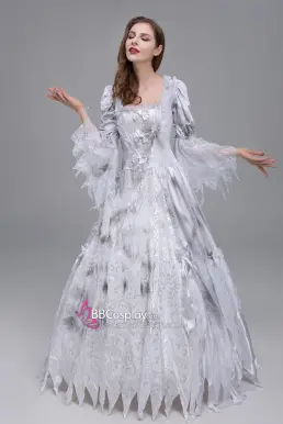 Trang Phục Đầm Bá Tước Trắng Châu Âu Ma Cà Rồng