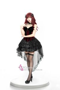 Đồ Nữ Bá Tước Phong Cách Hoa Hồng Đen Steampunk