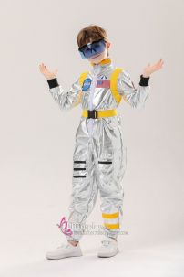 Đồ Phi Hành Gia Cho Bé Trai - Màu Bạc Viền Vàng