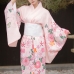 Áo Yukata Kimono Hồng Phấn Tặng Kèm Thắt Lưng