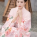 Áo Yukata Kimono Hồng Phấn Tặng Kèm Thắt Lưng