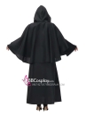 Áo Choàng Có Mũ Trùm Dáng Rộng Màu Đen