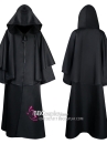 Áo Choàng Có Mũ Trùm Dáng Rộng Màu Đen