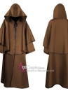 Áo Choàng Có Mũ Trùm Dáng Rộng Màu Nâu
