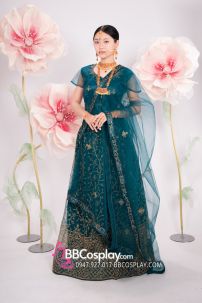 Đồ Ấn Độ Lahanga - Xanh Cổ Vịt