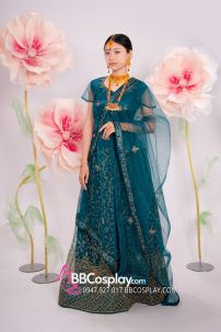 Đồ Ấn Độ Lahanga - Xanh Cổ Vịt