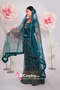 Đồ Ấn Độ Lahanga - Xanh Cổ Vịt