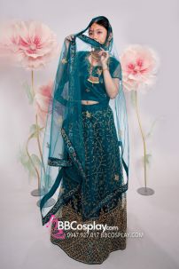 Đồ Ấn Độ Lahanga - Xanh Cổ Vịt