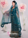 Trang Phục Ấn Độ Lahanga - Xanh Cổ Vịt