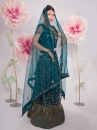 Trang Phục Ấn Độ Lahanga - Xanh Cổ Vịt