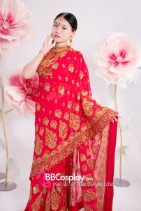 Đồ Sari Ấn Độ Hồng Sen